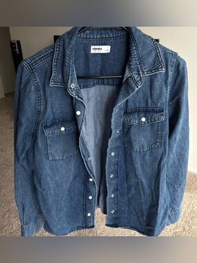 Denim Button Down Shirt